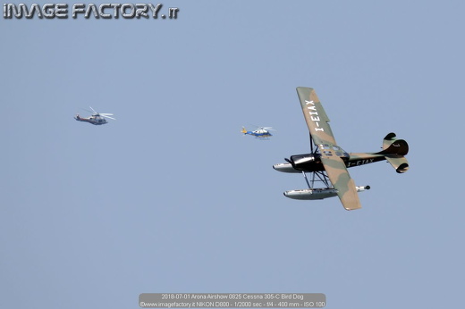 2018-07-01 Arona Airshow 0825 Cessna 305-C Bird Dog